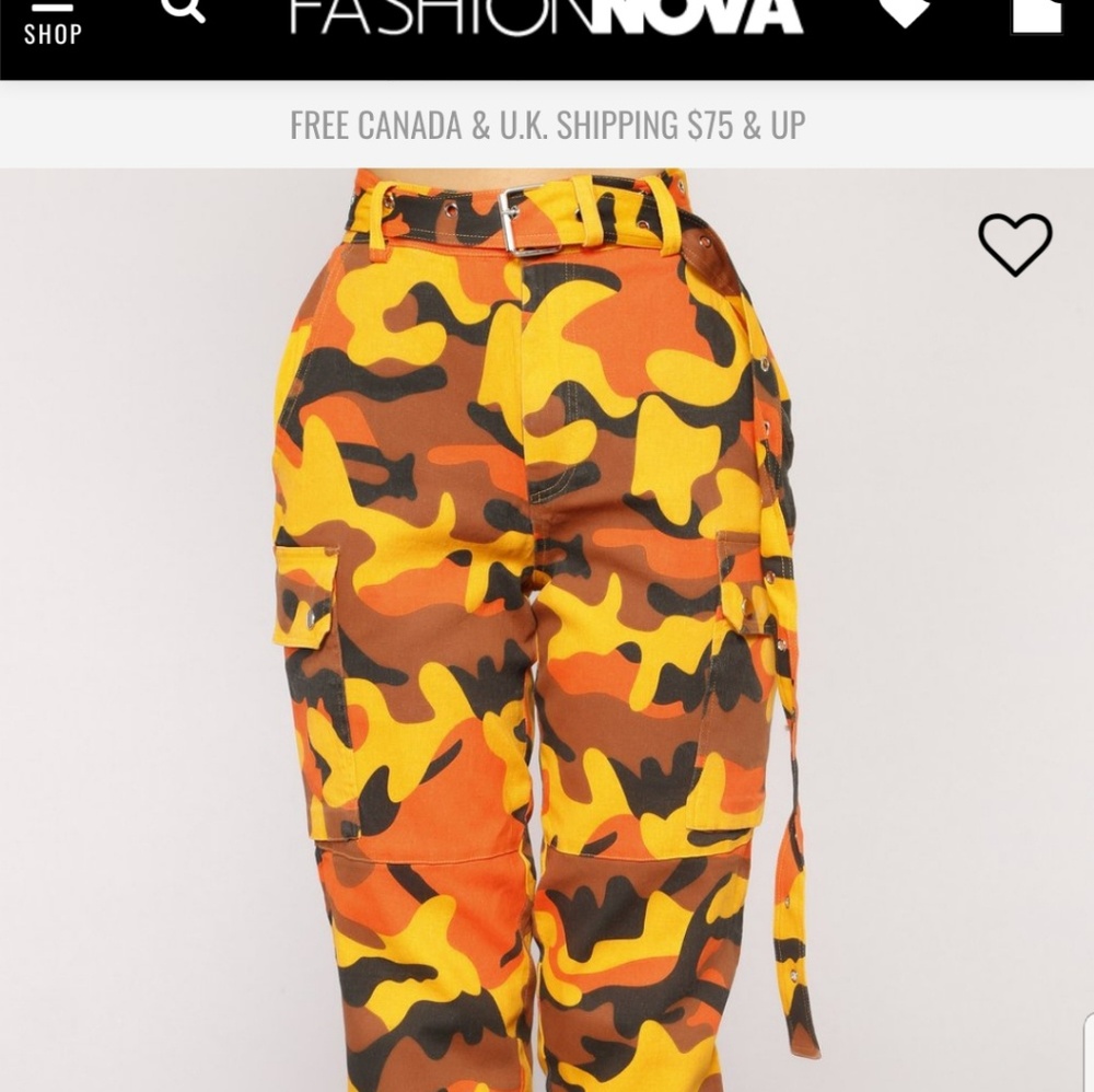 Determined camo pants